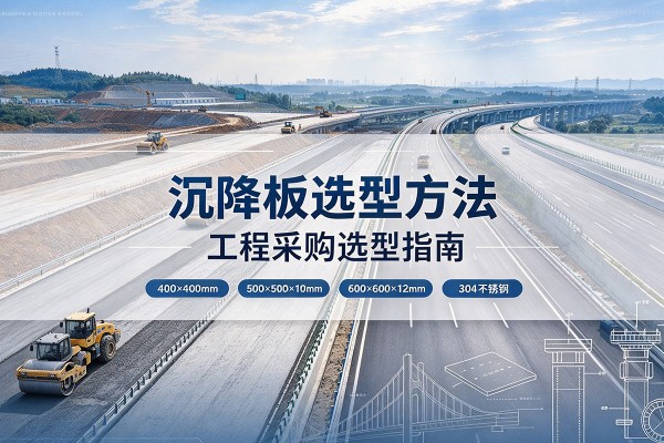 新乐沉降板选择方法