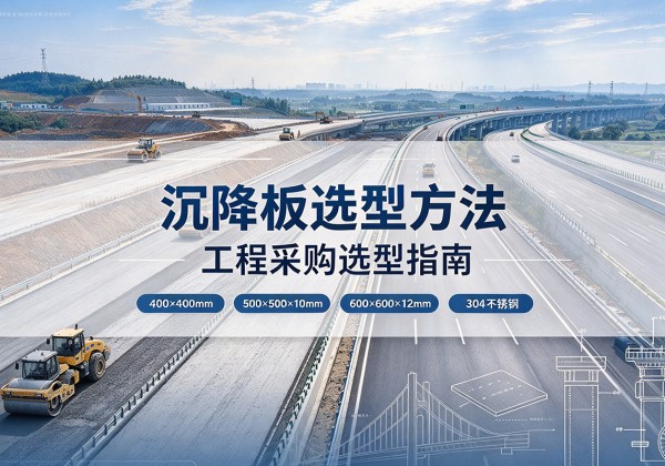 新乐沉降板选择方法